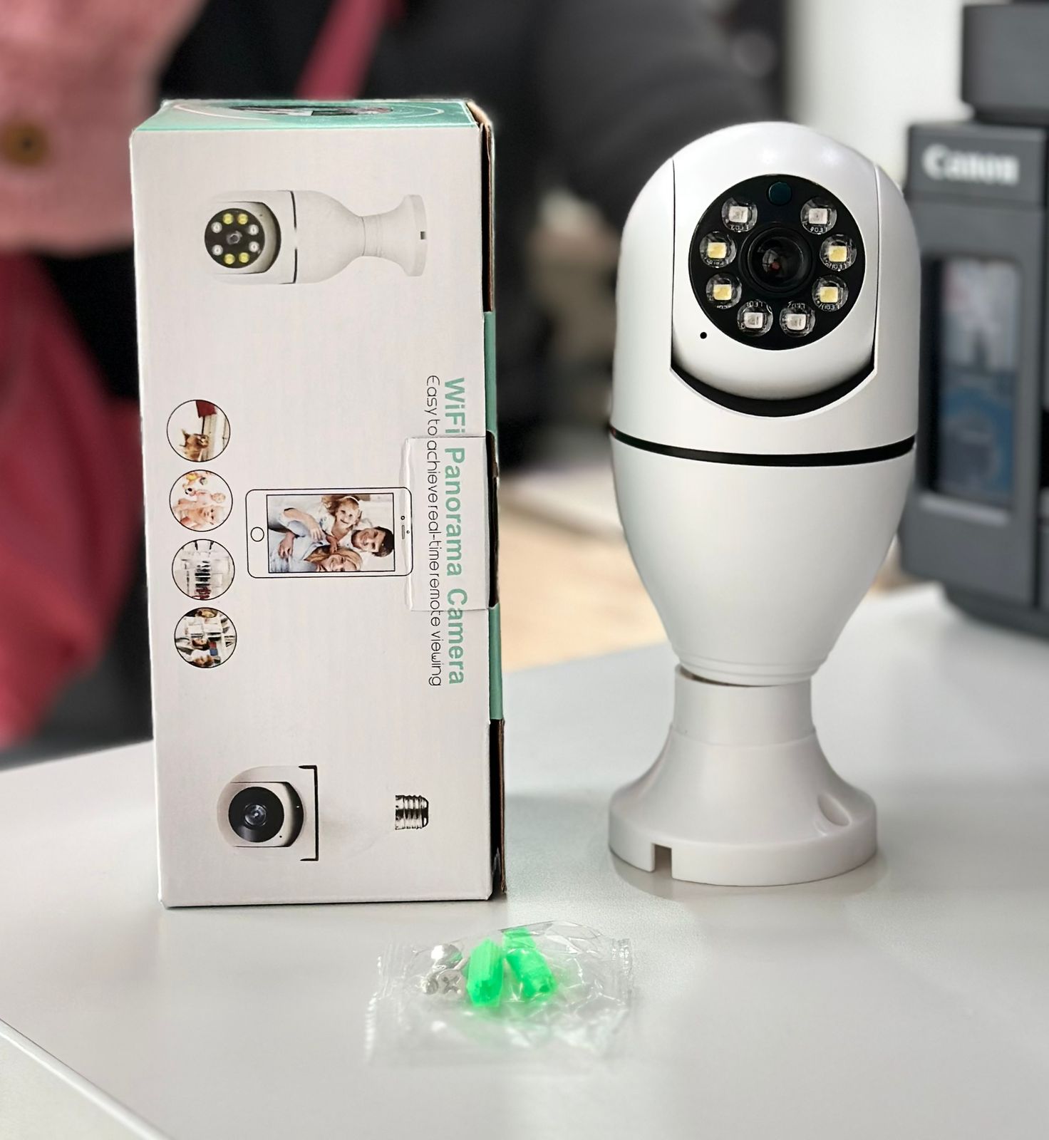 Miniatura 3 de Camara Bombillo De Seguridad 360°